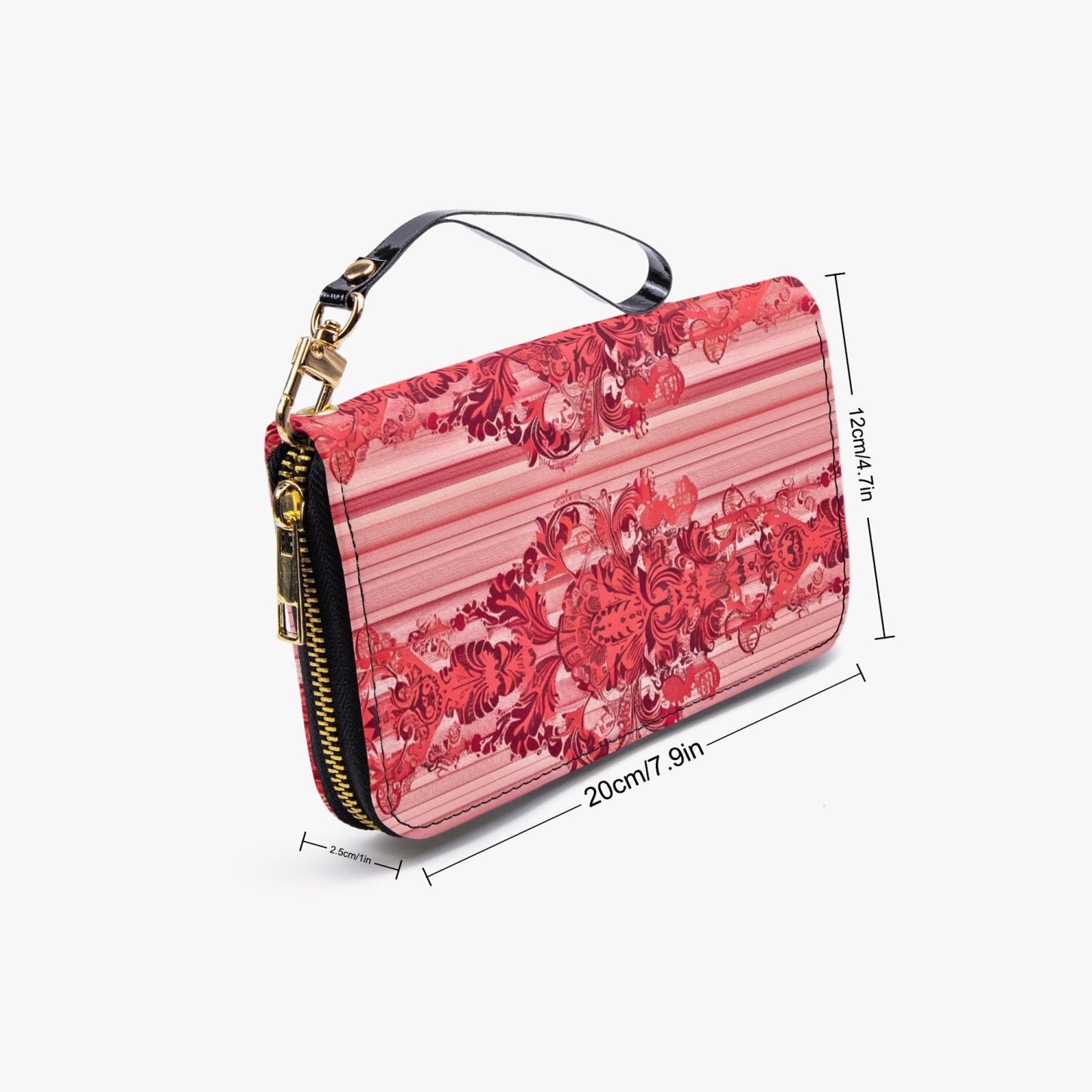 MUSSAMO Rose Red Long Wallet