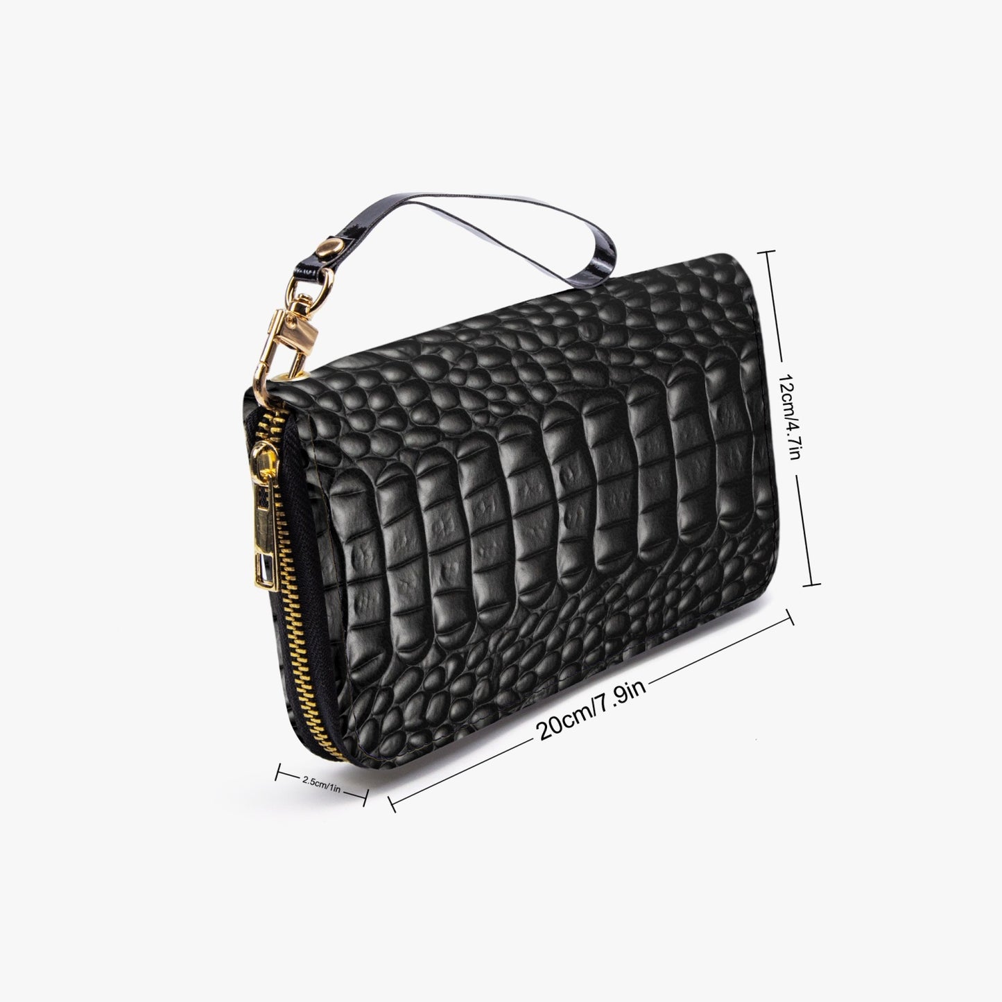 MUSSAMO Noir Black Long Wallet